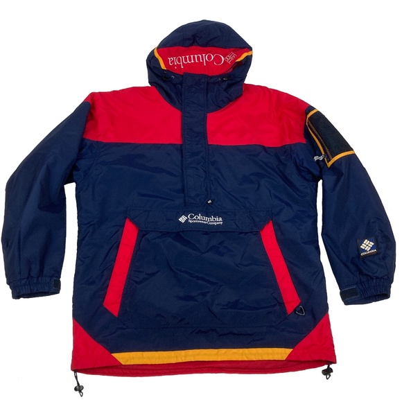 Columbia Red and Blue Ski Jacket - Picture 1 of 4